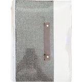 Opbergdozen met deksels, 3-pack, opvouwbare opbergbak met handvat, voor het, 45x30x30cm