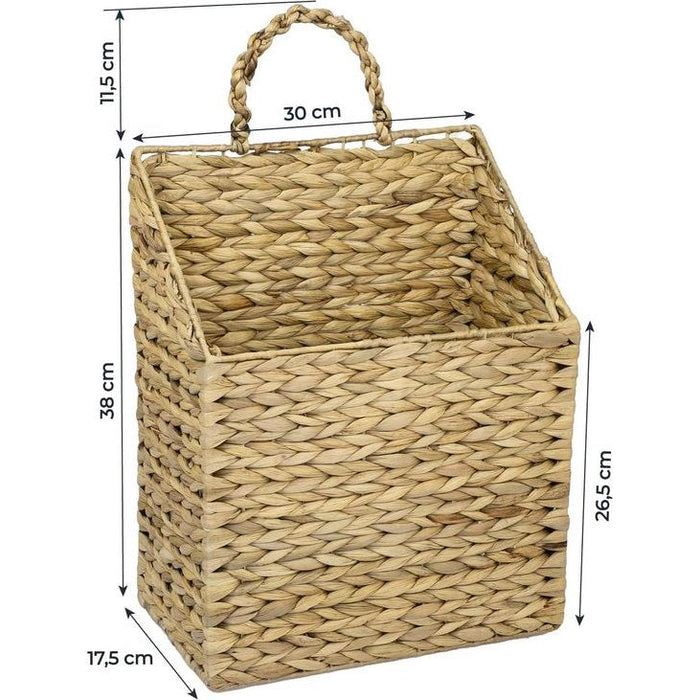 Eddingtons waterhyacint rieten mand, set van 3