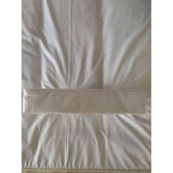 Beddengoed, 155 x 220 cm, katoen, wit, beddengoedsets 155 x 220 cm, dekbedovertrek, 3-delig met 2 kussenslopen 80 x 80 cm, Oeko-Tex beddengoed met ritssluiting