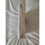 Beddengoed, 155 x 220 cm, katoen, wit, beddengoedsets 155 x 220 cm, dekbedovertrek, 3-delig met 2 kussenslopen 80 x 80 cm, Oeko-Tex beddengoed met ritssluiting