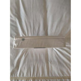 Beddengoed, 155 x 220 cm, katoen, wit, beddengoedsets 155 x 220 cm, dekbedovertrek, 3-delig met 2 kussenslopen 80 x 80 cm, Oeko-Tex beddengoed met ritssluiting