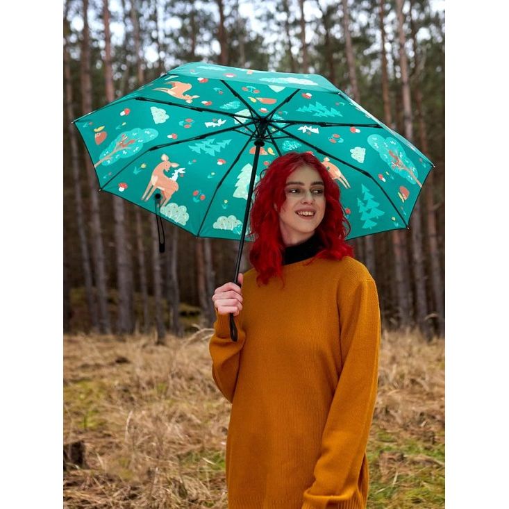 Paraplu Automatische Unisex Dames Heren Winddichte zakparaplu Hoge kwaliteit Grappige ontwerpen Regenboogvlinders