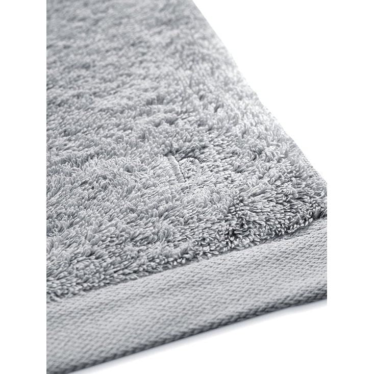 HERZBACH HOME-gasthanddoekenset van 3, 30 x 50 cm (zilvergrijs) – Hoogwaardige, zachte en absorberende gasthanddoeken van premium kwaliteit – 100% natuurlijk Egyptisch katoen (600 g / m²)