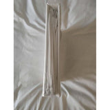 Beddengoed, 155 x 220 cm, katoen, wit, beddengoedsets 155 x 220 cm, dekbedovertrek, 3-delig met 2 kussenslopen 80 x 80 cm, Oeko-Tex beddengoed met ritssluiting