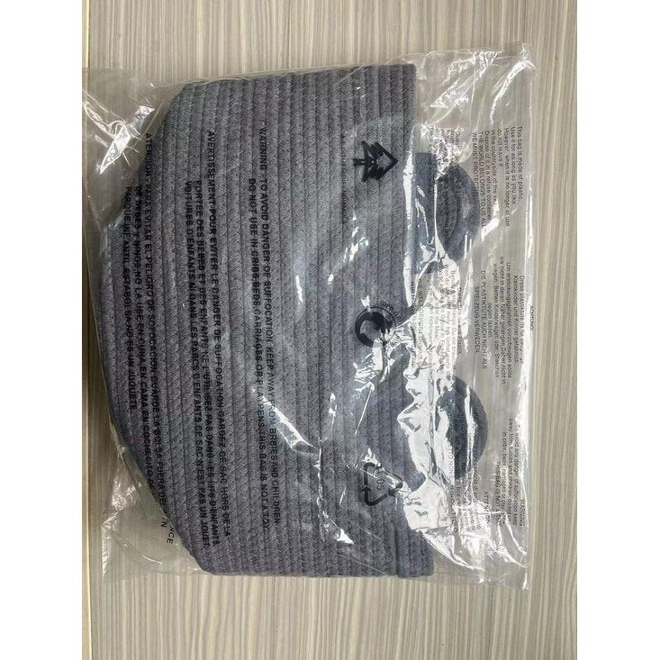 Opbergmand voor kinderen, babyspeelgoed, katoenen touw, gevlochten wasmand, klein, opvouwbaar, kinderkamer, decoratie, mand, grijze beer (28 x 28 x 24 cm)