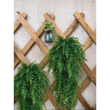 Kunstmatige hangplant, nepklimop, hangende slingers voor bruiloft, tuin, wanddecoratie, hangmanden, bruiloftsslinger (2 stuks)