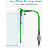 Aquarium waterwisselaar, grindreiniger voor aquarium, waterverversing en reiniging, handbediende stofzuiger, vloerreiniger