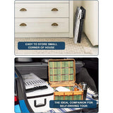 33 cm opstapkruk, inklapbaar, wit, opvouwbare kruk, draagbare klapstoel, voetenbank, vouwkruk, tot 136 kg, voor volwassenen