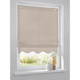 Vouwgordijn Ösenrollo Olivia, natuur, ca. 45 x 140 cm (b x h)