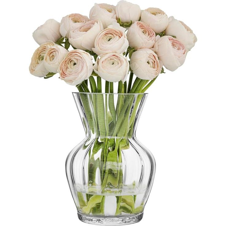 Vaas,hoogte: 27,5 cm, diameter: 19,5.transparant