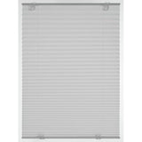 Solo Roof Window Pleated Blind, No Drilling Required, with Suction Cups, Opaque Folding Roller Blind, Includes All Mounting Parts, 36.3 x 80 cm, Grey