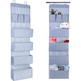 Hangende organizer 7 zakken met 2 haken, multifunctioneel hangend over de deur organizer, hangtas voor kinderkamer woonkamer slaapkamer
