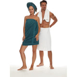 100% Bio-Baumwolle Handtuch Set, Badetücher, Hohe Qualität, Weich & Sehr Saugfähig, Schnell Trocknendes, Oeko-TEX Made in Green & GOTS Gecertificeerd (4 Badetücher, Forest Green)