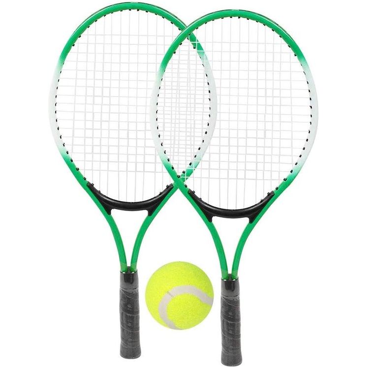 Tennisrackets, ijzerlegering, tennisracketset, geen elasticiteit, kindertennisrackets, tennisrackets, twin-set met draagtas, voor kinderen