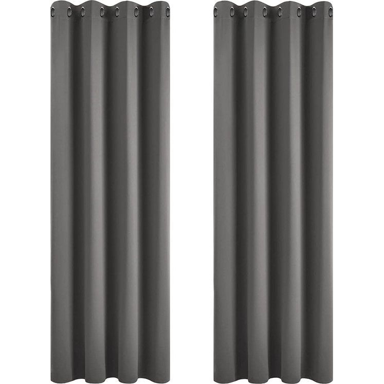verduisteringsgordijn, vitrage met ogen, halfgordijn voor balkon, kinderkamer, set van 2.