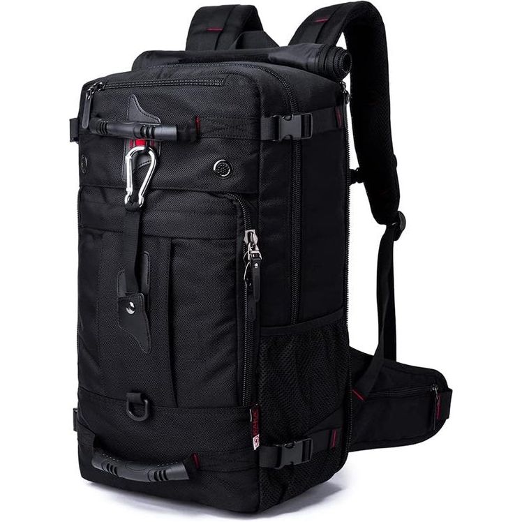 andelrugzak, 40 liter, waterdicht, voor outdoor sport, reizen, 3-in-1 rugzak, schoudertas, crossbody en handtas, grote sporttas, diefstalbeveiliging met schoenenvak