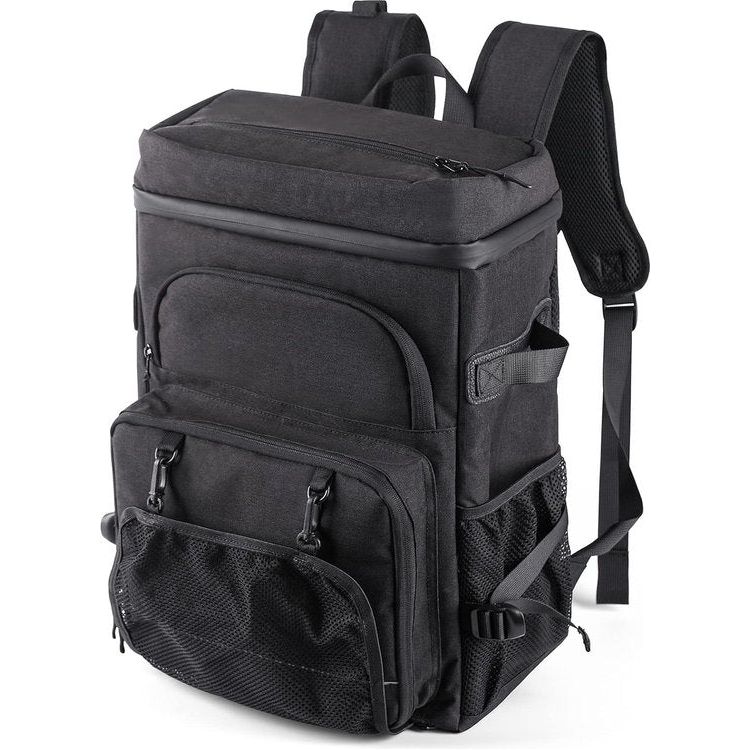 Koelrugzak, 35 L, thermische rugzak, koeltas, waterdichte picknickrugzak met flesopener voor picknick, kamperen, strand, wandelen, reizen, winkelen