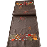 Tafelloper herfst bruin 40x140 cm (bruin)