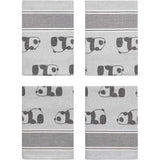 4-delige set theedoeken in geschenkverpakking,100% katoen, 50x70 cm, te gebruiken als droogdoek, katoenen doek, vaatdoek, keukendoek of theedoek