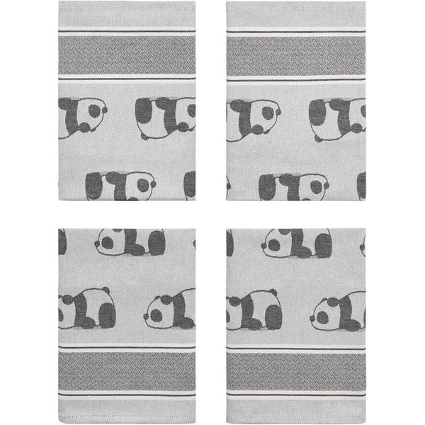 4-delige set theedoeken in geschenkverpakking,100% katoen, 50x70 cm, te gebruiken als droogdoek, katoenen doek, vaatdoek, keukendoek of theedoek