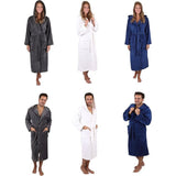 Badjassen van microvezel voor heren en dames, lange badjas, saunamantel met capuchon