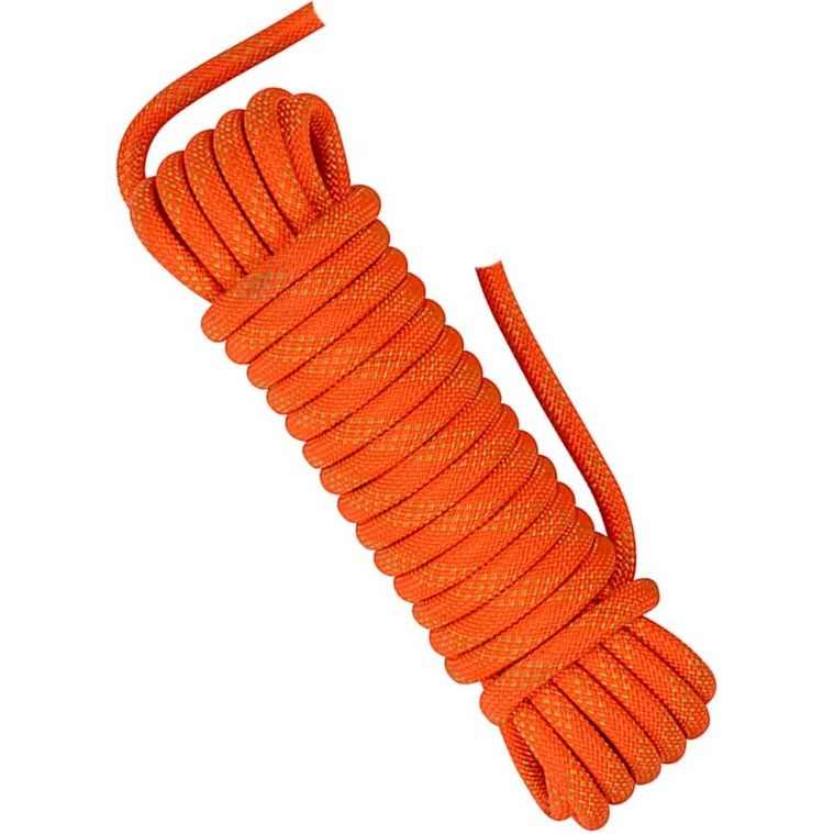 NorthPada Klimtouw 90 30 Meter 10mm Statische Veiligheid Rotsklimmen Touw, Fire Rescue Parachute Touw, Escape Rope, Rappelling Touw Oranje