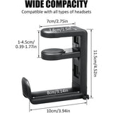 Koptelefoonstandaard Koptelefoonhouder met 360° draaibare en in hoogte verstelbare koptelefoonhouder Gaming-headsetstandaard met kabelklem voor alle Bluetooth-headset-koptelefoons Kinderen