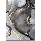 Abstracte fotoset, moderne afbeeldingen op canvas, woonkamer, slaapkamer, zwart gouden posters, wandafbeeldingen, kunstdecoratie - zonder lijst (30 x 40 cm x 3 stuks)