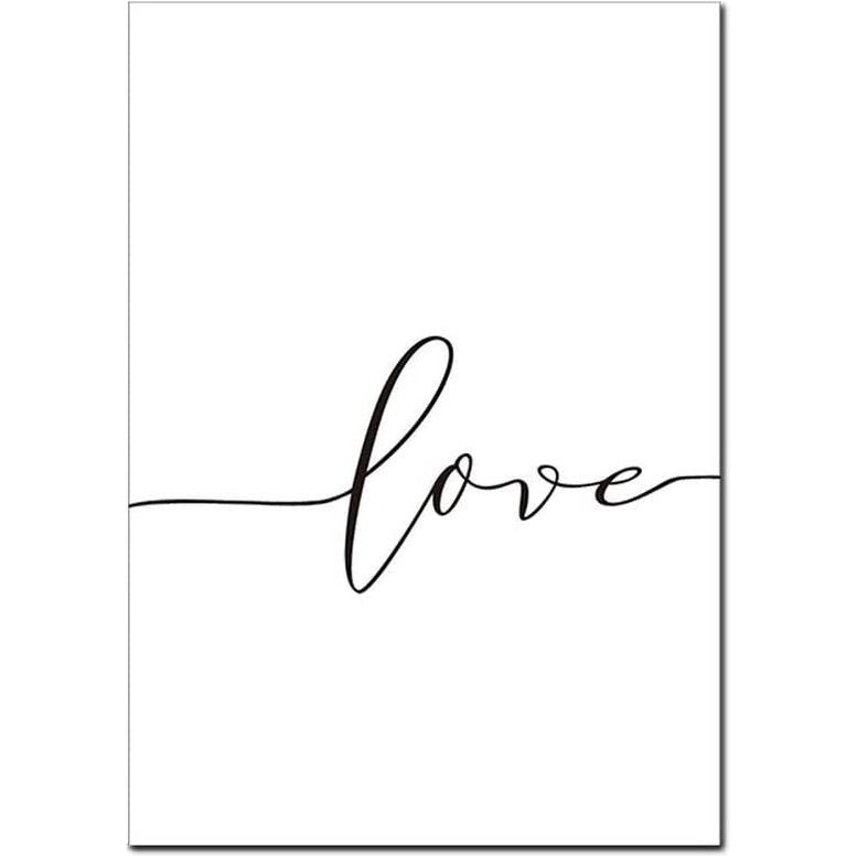 3-delige premium posterset, hand in hand, muurposterset, zonder lijst, wanddecoratie, afbeelding, woonkamer, slaapkamer, moderne beeldende kunst (50 x 70 cm)