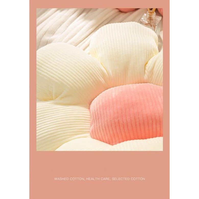 Bloem vloer kussen madeliefje bloem vorm kussen schattig zitkussen pluche stoel kussen sierkussen woondecoratie voor meisjes vrouwen een lezing, slaapkamer of tv kijken (wit, 38 cm)