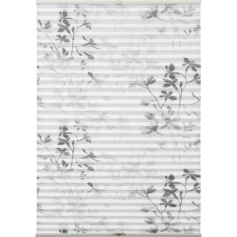 Bella Pleated Blind, No Drilling Required, Opaque, Translucent, Easy to Shorten in Width, White, 40 x 130 cm (W x H)