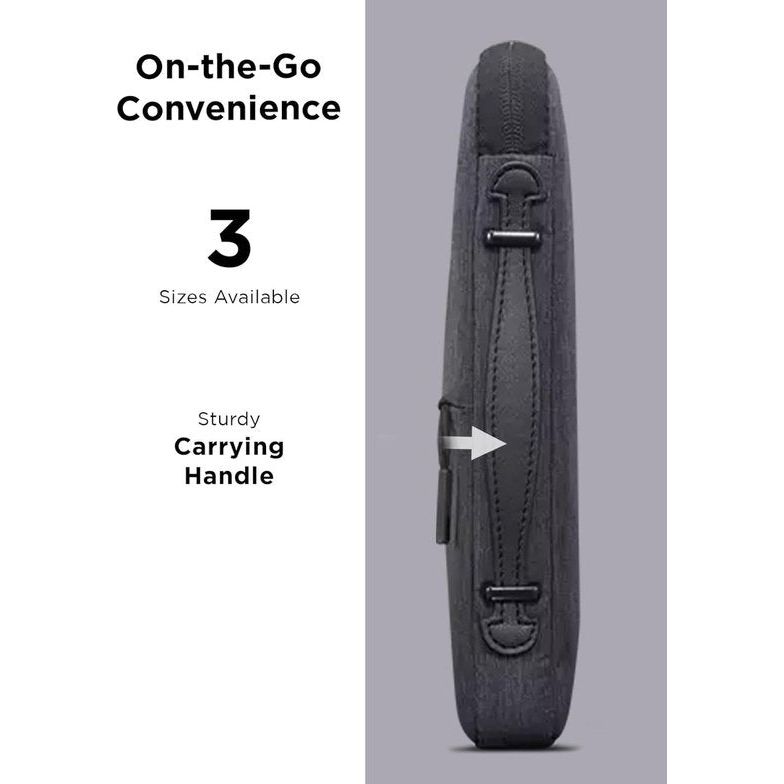 14 inch Laptop Urban Sleeve Case (waterafstotend), werkt met Chromebook (WWCB), grijs, 14 inch