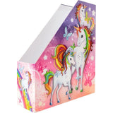 Tijdschriftenrek1 x organizer (lengte/breedte/hoogte: 26,5 x 7,5 x 31,5 cm) - eenhoorn.