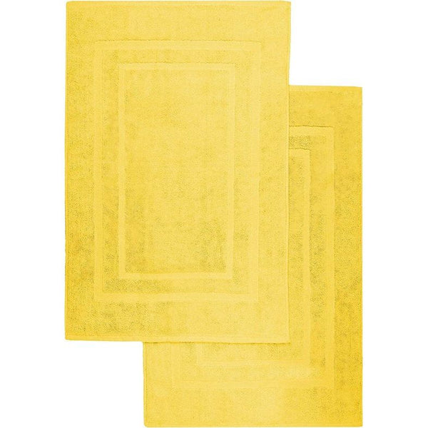 2 stuks badmat badmat 100 % katoen 50 x 80 cm douchemat douchemat 2-pack geel