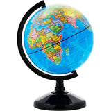 14 cm, Duitse kaart, wereldbol, educatief, draaibaar, pedagogisch/geografisch, educatief materiaal, politieke kaart, diameter 14 cm