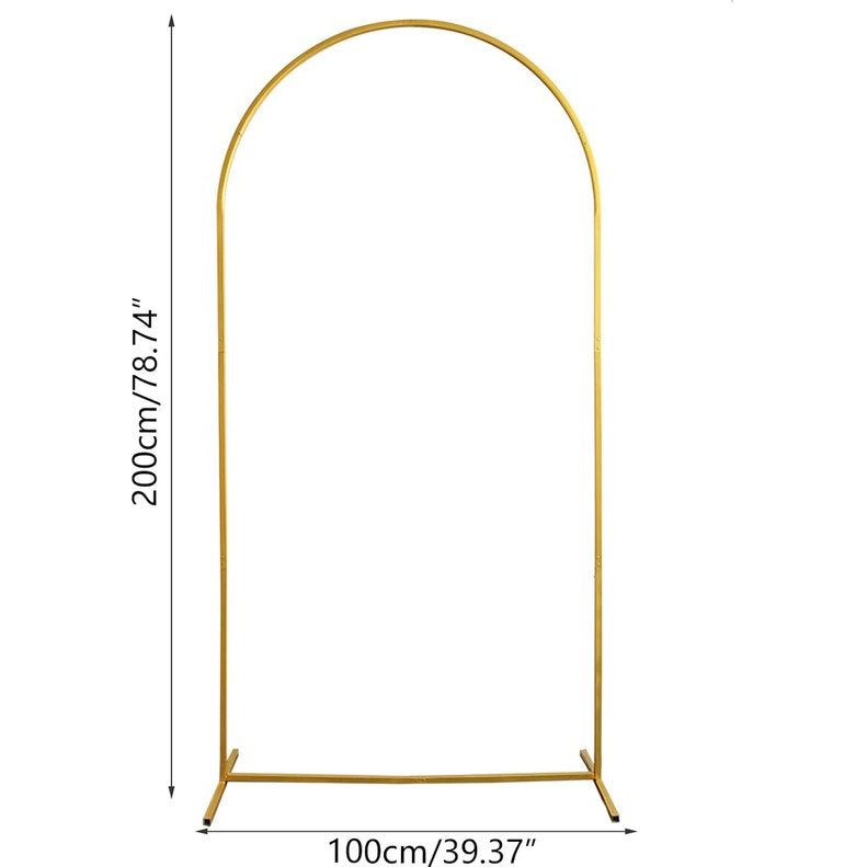 bruiloftsboog is gemaakt van hoogwaardig duurzaam metaal