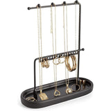 Sieradenstandaard, vriendelijke sieradenhouder en sieradenboom, ideaal voor kettingen, armbanden en ringen, sieradenopslag en organizer, kettinghouder en oorbelhouder, sieradenstandaard,