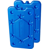 Set van 2 koelelementen met elk 400 ml | 2 blauwe koelelementen voor de koeltas of koelbox | extra plat