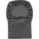 Hoezen voor eetkamerstoel, fluwelen stretch, van spandex pluche, voor solide, grote eetkamerstoelen, beschermende hoezen, decoratief