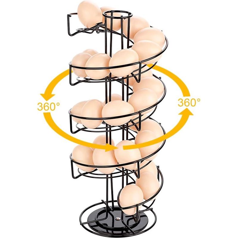 Spiraalvormige eierdispenser