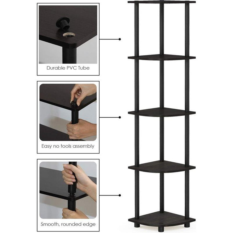 3-laags compact hoekrek voor meerdere doeleinden