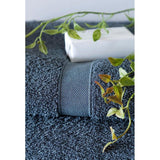 2 grote badhanddoeken, 100% katoen, 550 g/m², extra zacht, absorberend en sneldrogend, afmeting 100 x 150 cm, donkergrijs.