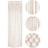 Macramé wandtapijt, handgemaakt geweven macramé, wandtapijt, boho, deurgordijn voor bruiloft, achtergrond, raamgordijnen, woondecoratie (stijl A/74 x 203 cm)