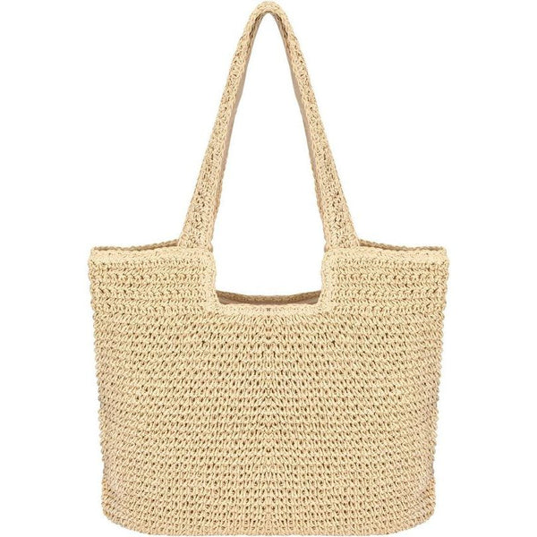 Strohandtas Dames zomerstrandtas Handgemaakte schoudertas Boheemse schoudertas voor dames Vakantiereizen Dagelijks gebruik