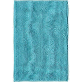 Badmat antislip, kan worden gecombineerd als badmatset, badkamertapijt, badmat, wasbaar van chenille, douchemat voor douche, badkuipen, wc-decoratie, petrol turquoise, 50 x 80 cm.