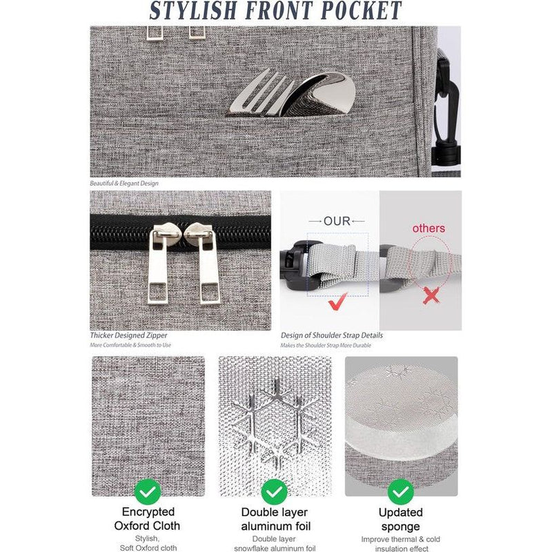 koeltas, 6,4 l, lunchbox, grote koeltas, opvouwbare koeltas, kleine koeltas, lunchtas, lunchtas, draagbare lunchbox, tas, work, tempt, cantoor, picknick