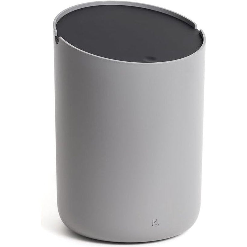 Prullenbak donkergrijs, zwart