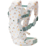 4-in-1 Flip Advanced Babydrager - Ergonomische en omkeerbare babydrager - Drager voor voor- en rugtransport - Verstelbare riemen - Voor baby's van 3,6 tot 14,5 kg - Regenboog patroon