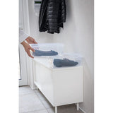 Home essential Schoenendoos Shoe Box met ventilatiegaten en deksel kunststof, 8 l, set van 3 stuks