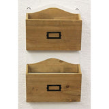 DanDiBo Wandstelling wit hout krantenstandaard plank keuken 45 cm Shabby keukenrek krantenhouder